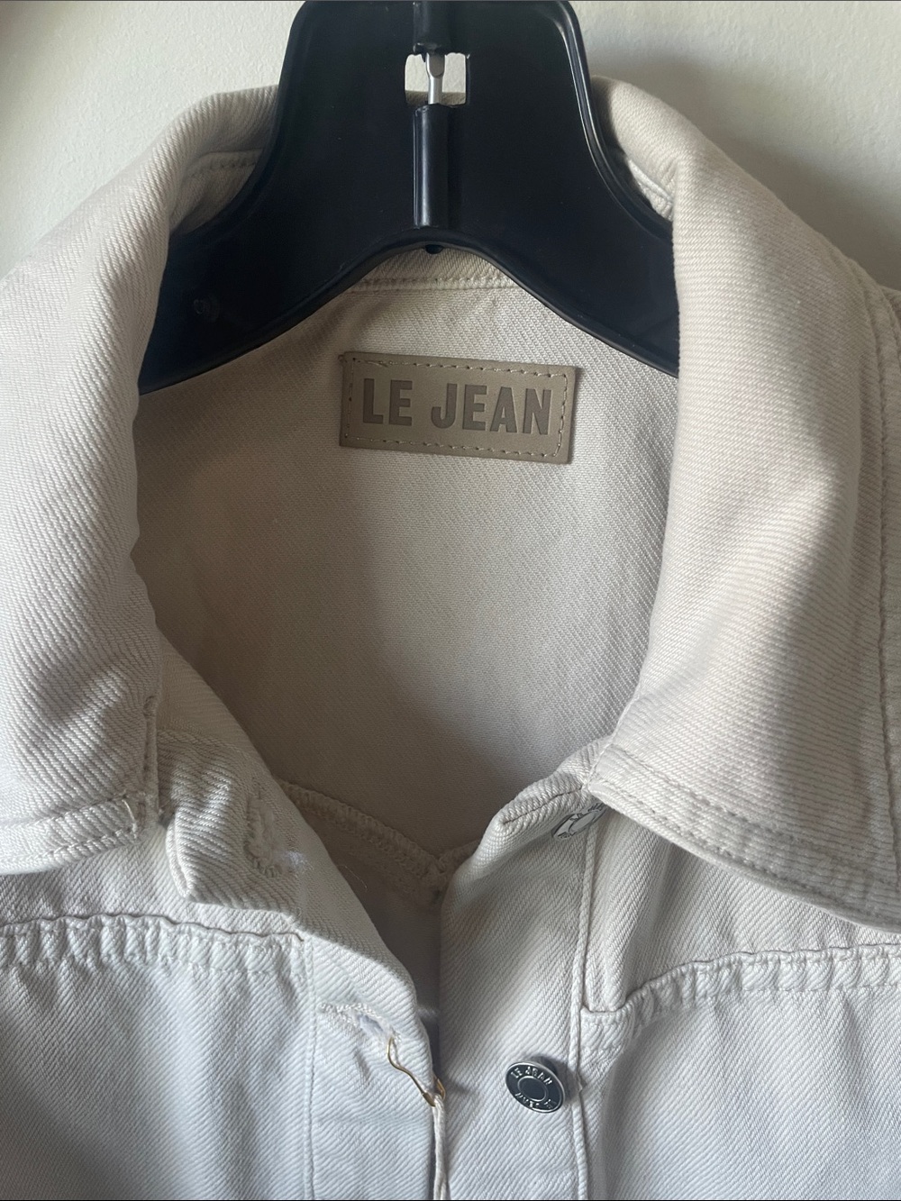 NWT Le Jean Swing Jacket in Bone XXS - Picture 12 of 15